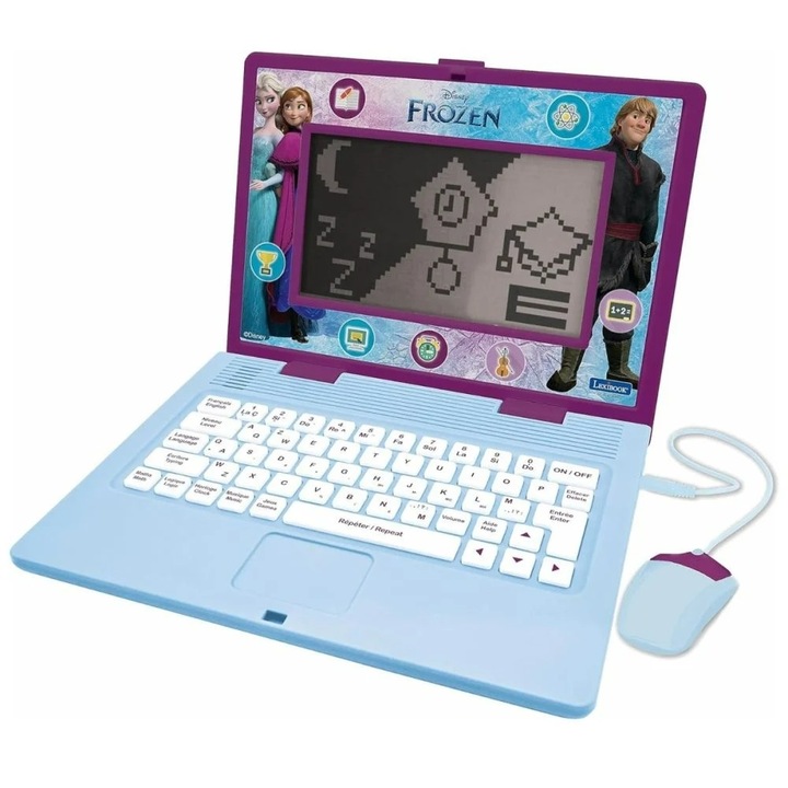 Lexibook oktatási laptop, Disney Frozen, 170 tevékenység, 2024-es verzió