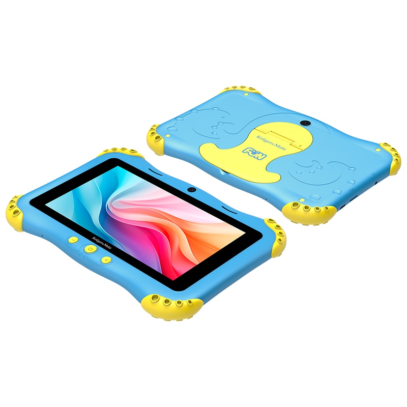 Tableta copii Kruger&Matz FUN 708 KM0708-BL, Procesor ARM-Cortex A53 Quad-Core, Ecran IPS 7", 3GB RAM, 32GB Flash, 2MP, Wi-Fi, Bluetooth Albastru