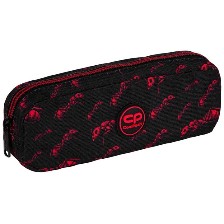 Ученически несесер CoolPack, Deck Antfarm, Без съдържание, 21.5 х 6 х 4 cm, Мнгооцветен