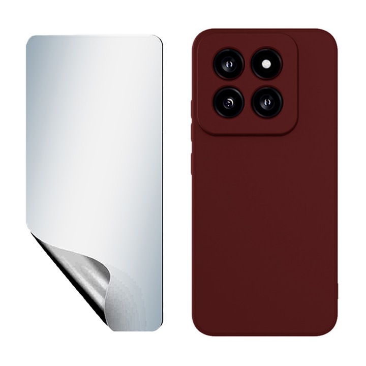 UHD regenerálható hidrogél fólia készlet, nagy érzékenységű és sima szilikon védőburkolat mikroszálas Xiaomi 14 Pro készülékhez, OPTIM SOLUTION, ultravékony, kiváló minőségű puha anyag, prémium szálas bélés, egyedi stílusos kialakítás, Visiniu