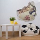 Dekorációs matricák, Tulup, Két macska és kutya, Barna, 75x75 cm, 010120080090000005758
