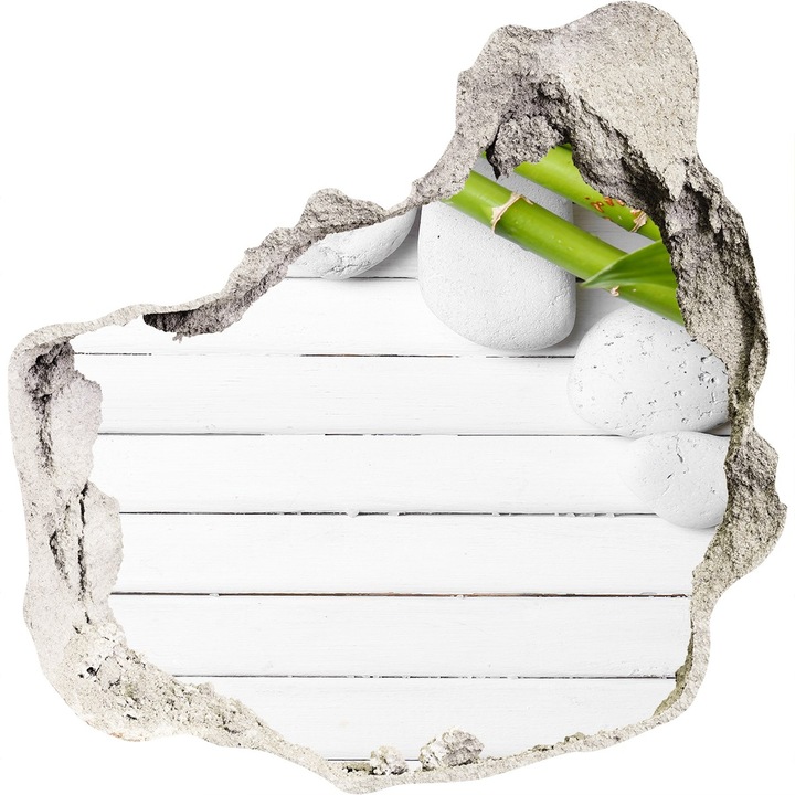 Dekorációs matricák, Tulup, Bambusz, Zöld, 75x75 cm, 010120080090000006433