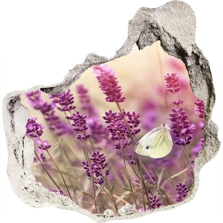 Dekorációs matricák, Tulup, levendula, Lila, 75x75 cm, 010120080090000006484