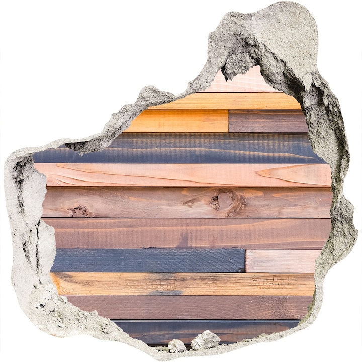 Dekorációs matricák, Tulup, Fa fal, Barna, 75x75 cm, 010120080090000007959