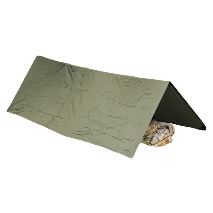 Палатка за оцеляване SNUGPAK Stasha G2, 244x163 см, каки, 370 г, комплект 4 шнура