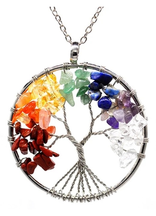 Colier Edibazzar, colectie moderna, multicolor, 45x5cm