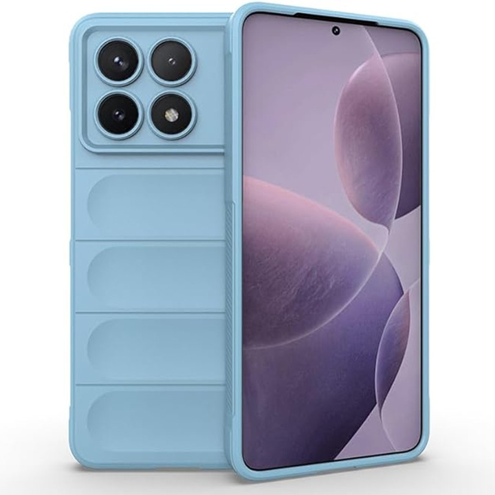 Xiaomi Poco X6 Pro, H265, poliuretán, kék burkolat