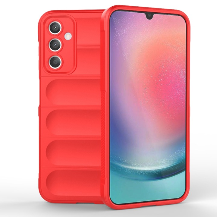 Husa pentru Samsung Galaxy A25 5G, H214, Poliuretan, Red