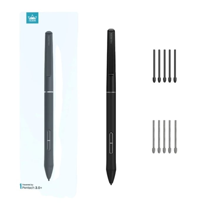 Grafikus tablet toll, PenTech 3.0+, vékony kialakítás, akkumulátor nélkül, PW550S, fekete