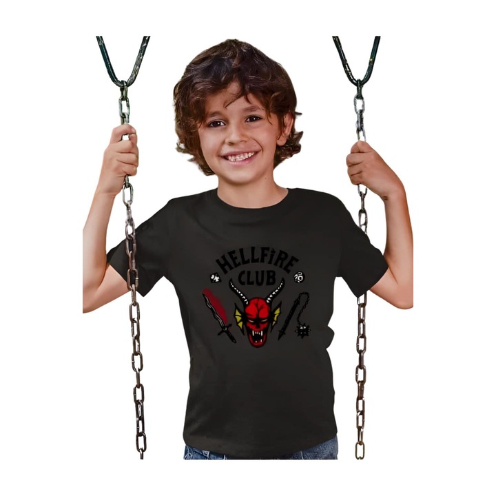 HellFire Club gyerek póló, Fekete