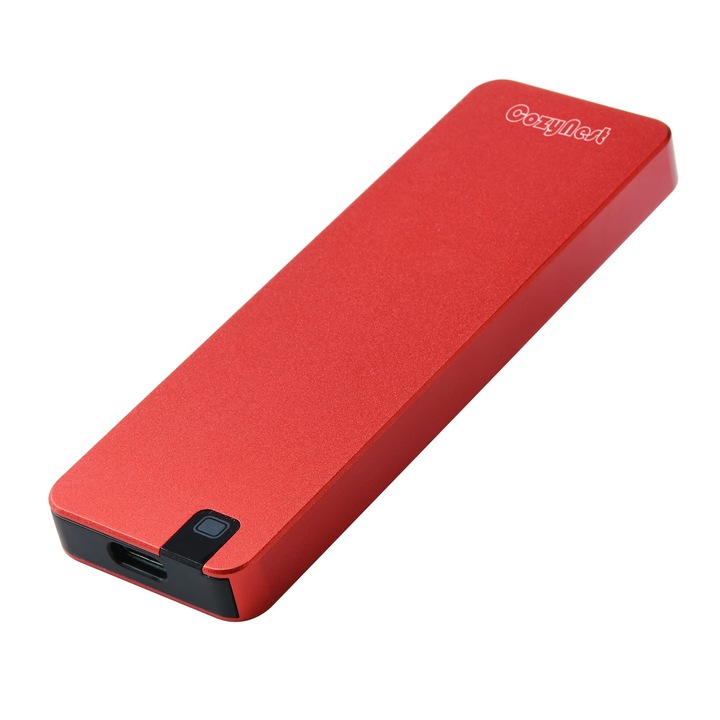 Външен хард диск USB 3.1 A25, 1TB за PC, Mac, Desktop, Лаптоп, Червен