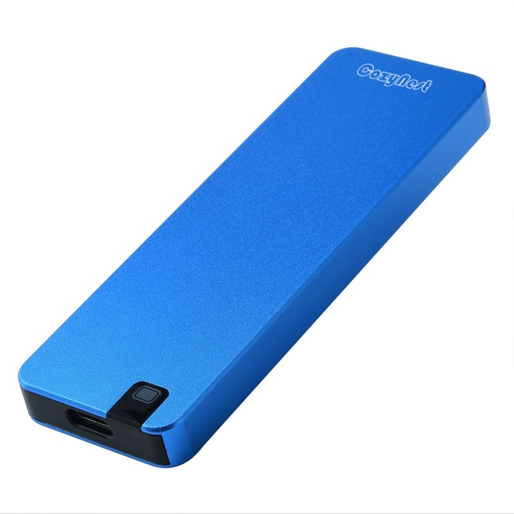 Външен хард диск USB 3.1 A25, 2TB за PC, Mac, Desktop, Лаптоп, Син