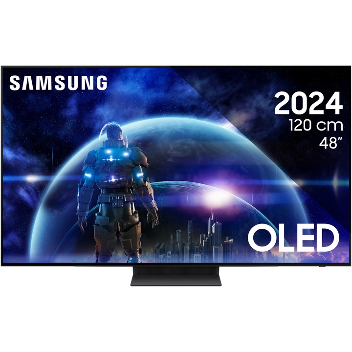 Телевизор SAMSUNG OLED 48S90D, 48" (120 см), Smart, 4K Ultra HD, 100Hz, Клас G (Модел 2024)
