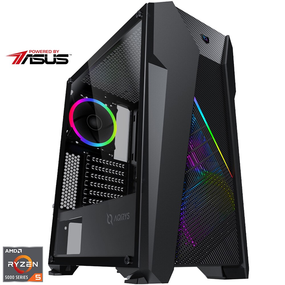 Sistem Desktop PC Gaming Serioux Powered by ASUS cu procesor AMD Ryzen