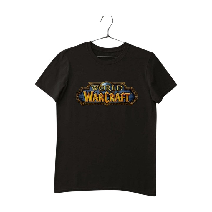 World of Warcraft eredeti logó gyerek póló, Fekete