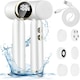 Perie de Curatare Faciala si Intretinerea Pielii Latauar, 3 Trepte de Viteza, cu Vibratii, Baterie Reincarcabila, Curatarea si Reducerea Porilor, Pentru toate Tipurile de Piele, Cablu USB Husa Depozitare si 6 Capete incluse, Alb