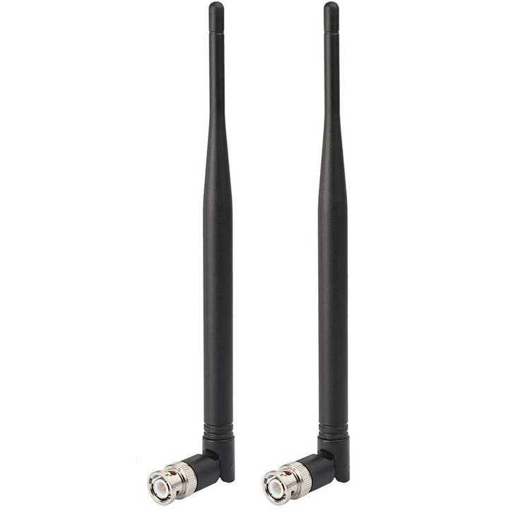 2 db vezeték nélküli antenna készlet, Nybgyy, 6 dBi, UHF 400MHz-960MHz BNC, alkalmas vezeték nélküli mikrofonhoz, rendszervevőhöz, távoli digitális audiohoz, felügyeleti riasztórendszerhez
