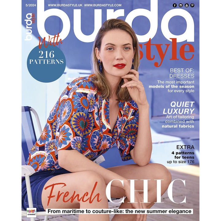Списание Burda Style май 2024 г., 05/2024 г. Издателство Бурда