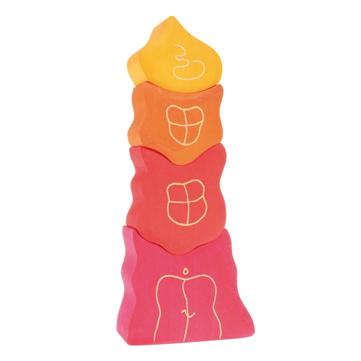 Joc, Turnul rozelor, jucarie de stivuit