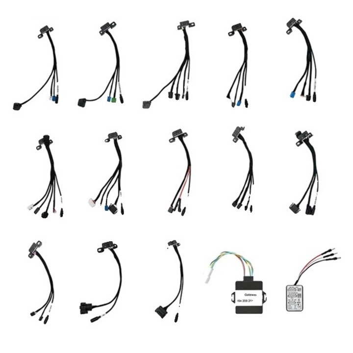 Set cabluri testare Mercedes, compatibilitate EIS ELV, 15 fire, negru