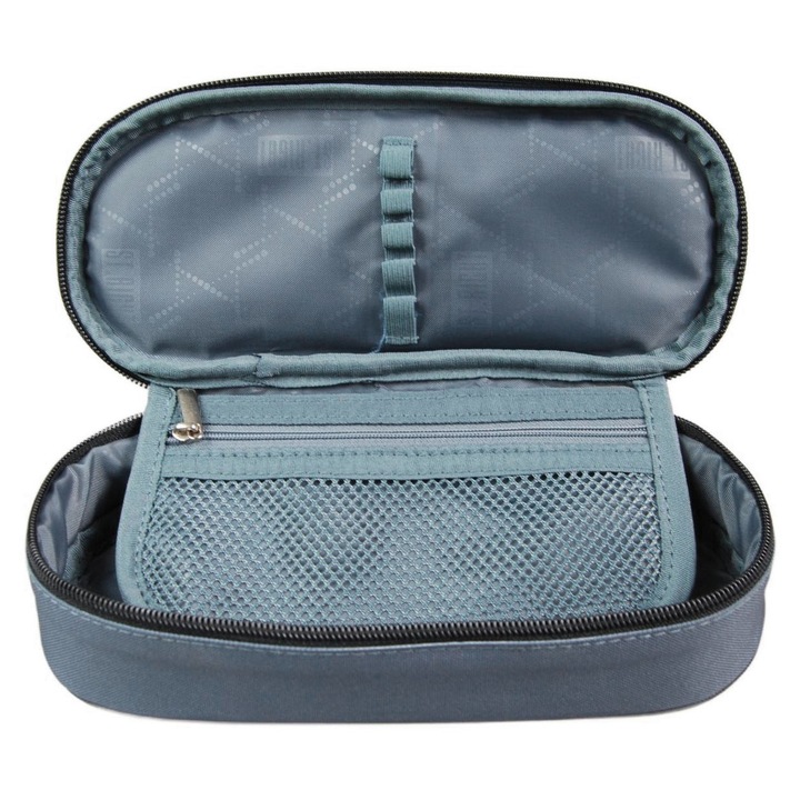 Химикалка, СВ.ДЯСНА, без оборудване, с отделения, 6x23x9,5 см, сива