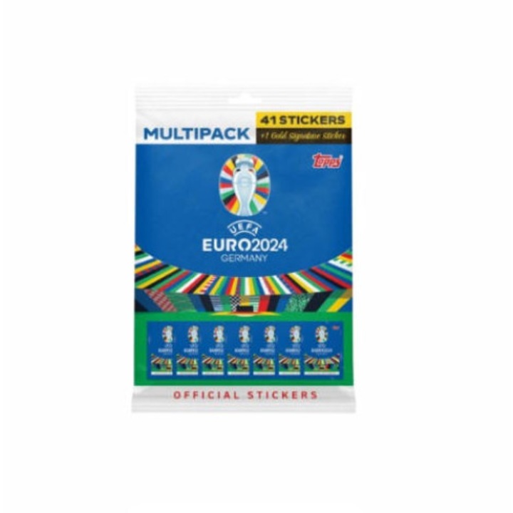 Joc de carti Topps Stickere Multipack UEFA Euro2024 Germany