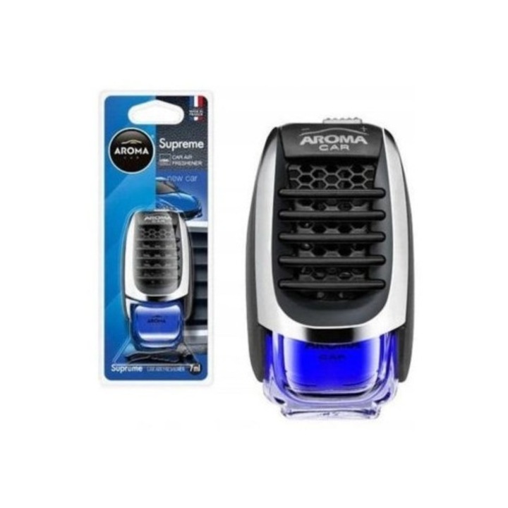 Odorizant auto Aparat Aroma Car Supreme Slim, New Car