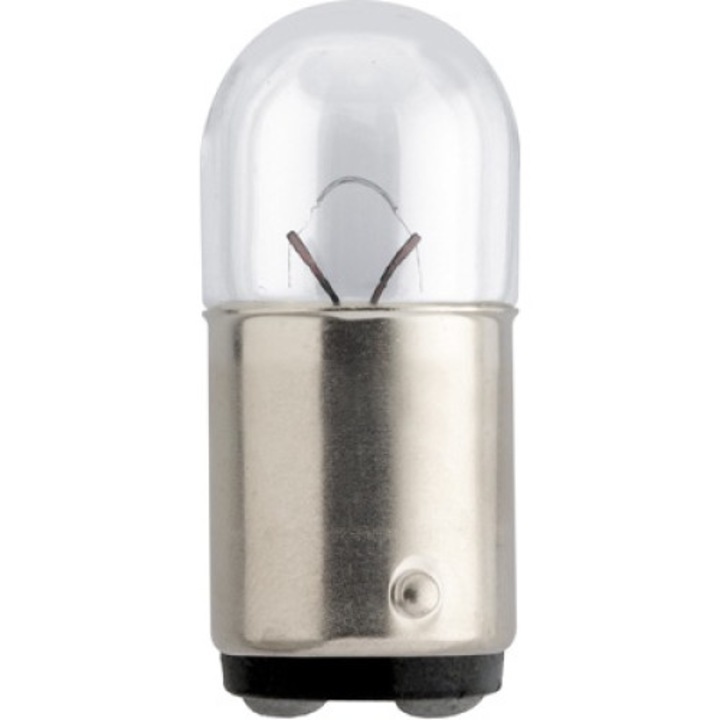 Bec auxiliar r5w ba15d 12v set 10 buc philips