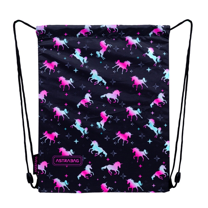 Hátizsák lányoknak, ASTRA, Poliészter, 40x34cm, Többszínű