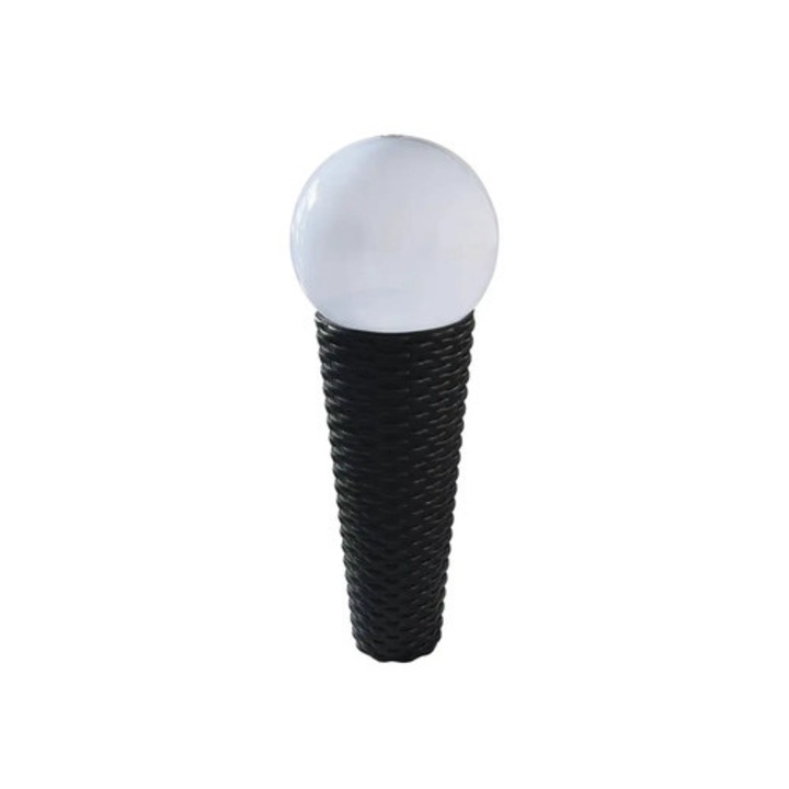 Lampa Solara Flink Glob 3 Lumeni 6000k, Senzor Crepuscular, Cu Stalp