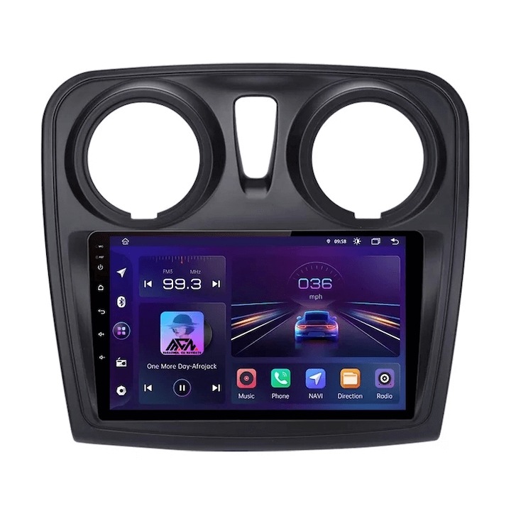 Navigatie Dacia Logan 2 (2012 - 2019), Dokker, Sandero (2014-2019), Android 12, DSP, 2 gb RAM, 32 gb interna, CarPlay, AndroidAuto