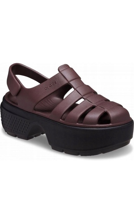 Crocs, Гумени сандали Stomp Fisherman, Кафяв
