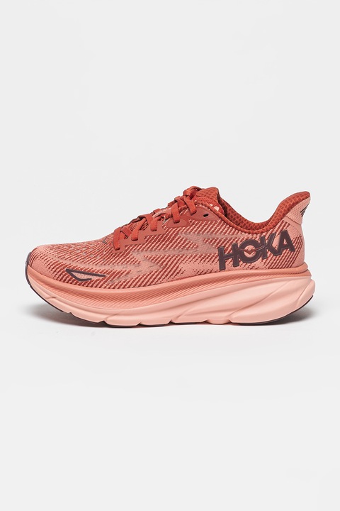 Hoka, Pantofi cu logo pentru alergare Clifton 9, Violet tyrian