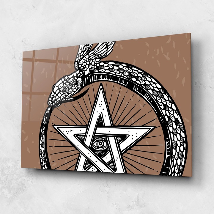 Tablou Sticla, 80x120cm, Dormitor si Living, Moderne, Digitale, Cool Art 04