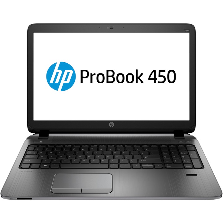 Laptop HP ProBook 450 cu procesor Intel® Core™ i5-4210U, 1.70GHz, 4GB, 1TB, AMD Radeon R5 M255 2GB, FreeDOS, Metallic Silver/Black