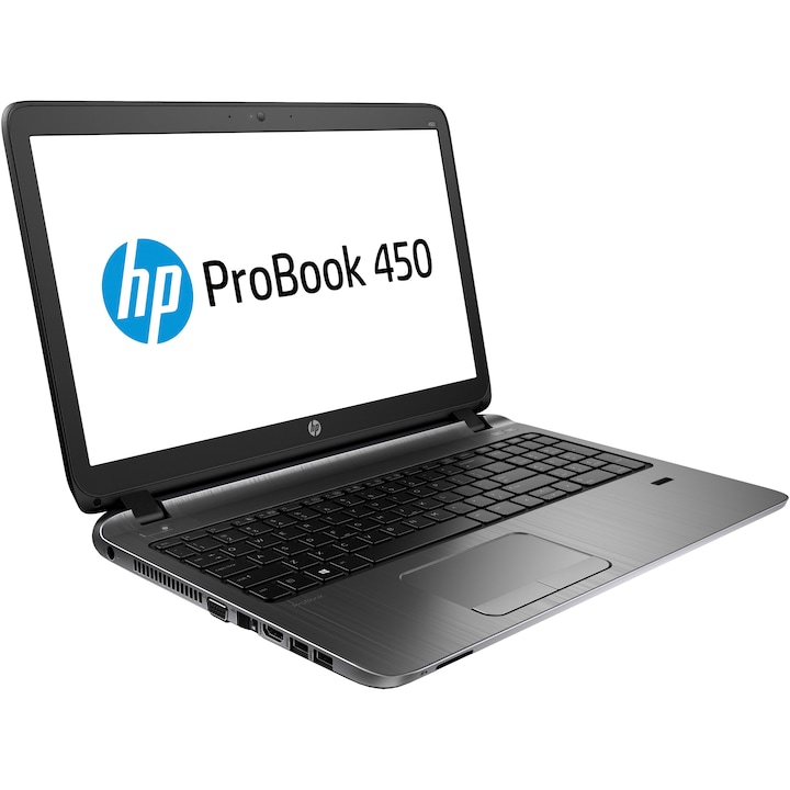Laptop HP ProBook 450 G2 cu procesor Intel® Core™ i5-5200U 2.20GHz, Broadwell™, 15.6", Full HD, 8GB, 1TB, DVD-RW, AMD Radeon™ R5 M255 2GB, Free Dos, Gri antracit
