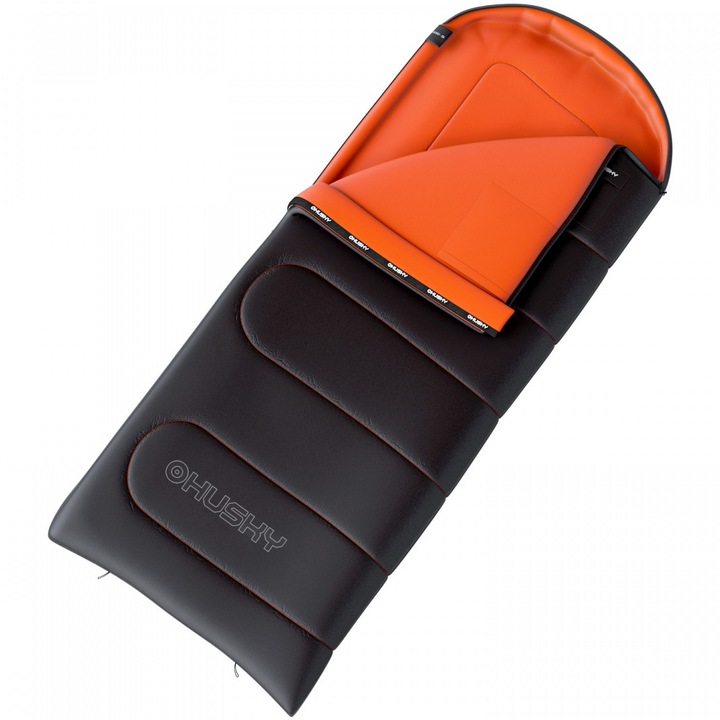Спален чувал Husky Gizmo, -5°C, Сив/Оранжев