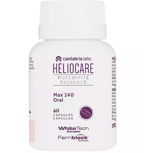 Supliment alimentar pentru piele Cantabria Heliocare Purewhite Radiance 240mg, 60caps
