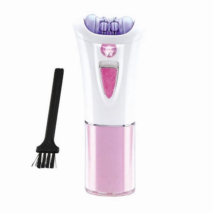 Епилатор SANFACE, сухи батерии, миещ се, розов