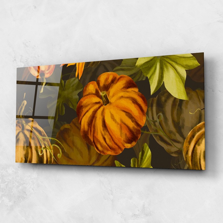 Arthub, Üvegkép, 60x150cm, Hálószoba és Nappali, Tájképek, Ősz, Autumn Pattern