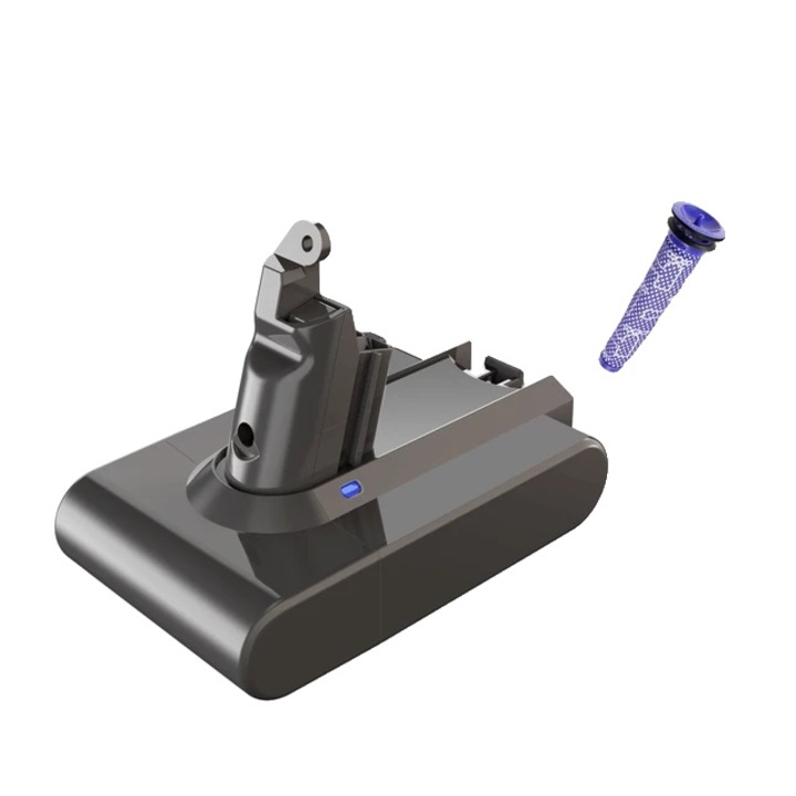 Baterie cu litiu pentru Dyson V6, capacitate 216 V, compatibila cu mai multe modele, baterie si filtru