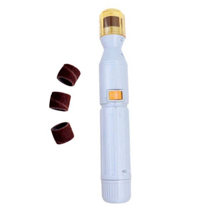 Електрическа пила за нокти на животни SANFACE, USB зареждане, 3 глави, сива