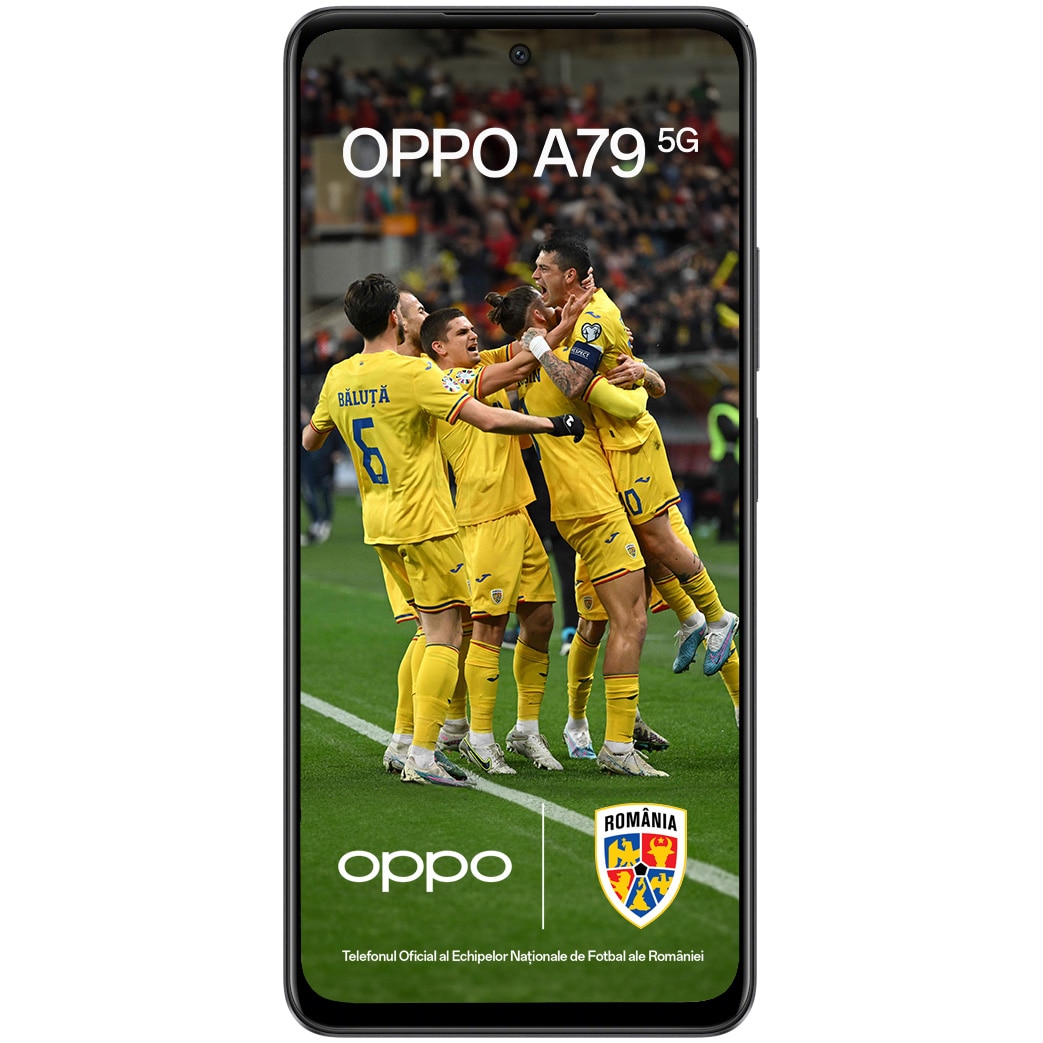 Telefon mobil OPPO A79, Dual SIM, 128GB, 4GB RAM, 5G, Glowing