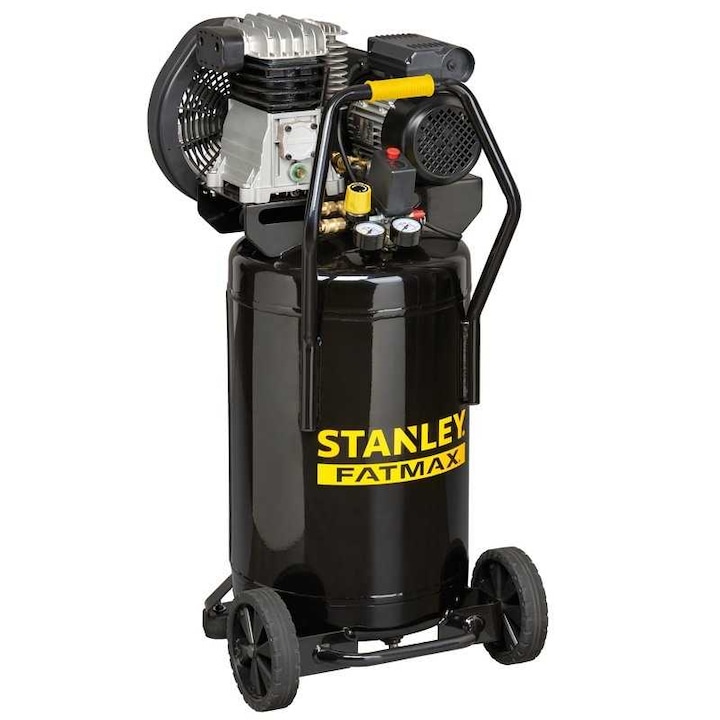 Compresor aer vertical profesional Stanley Fatmax B 350/10/90V, 2200 W, 230 V, 3 CP, 90 l capacitate rezervor, 330 l/min debit aer, 10 bar rpesiune maxima
