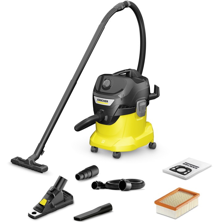 Aspirator Multifuncțional Karcher KWD 4 – Puterea de 1000W și Versatilitate pentru Curățenia de Top