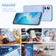 Мобилен телефон CUBOT Note 50, Dual SIM, 16GB RAM, 256GB ROM, 4G, Ice Blue
