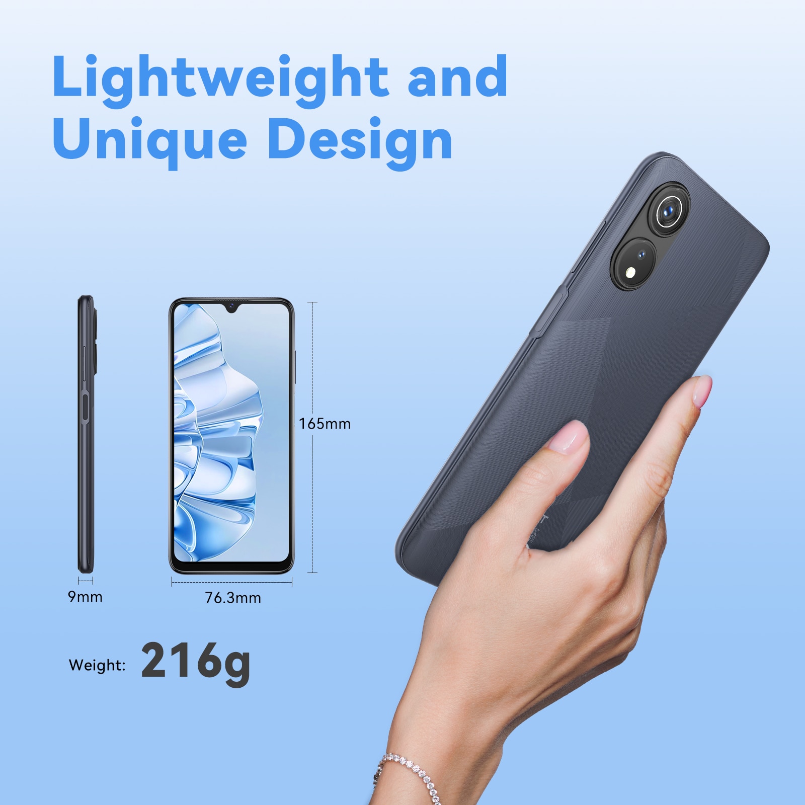 Telefon mobil Cubot P60, 6GB RAM, 128GB ROM, 20MP, 6.517 inch, Android 12, Negru