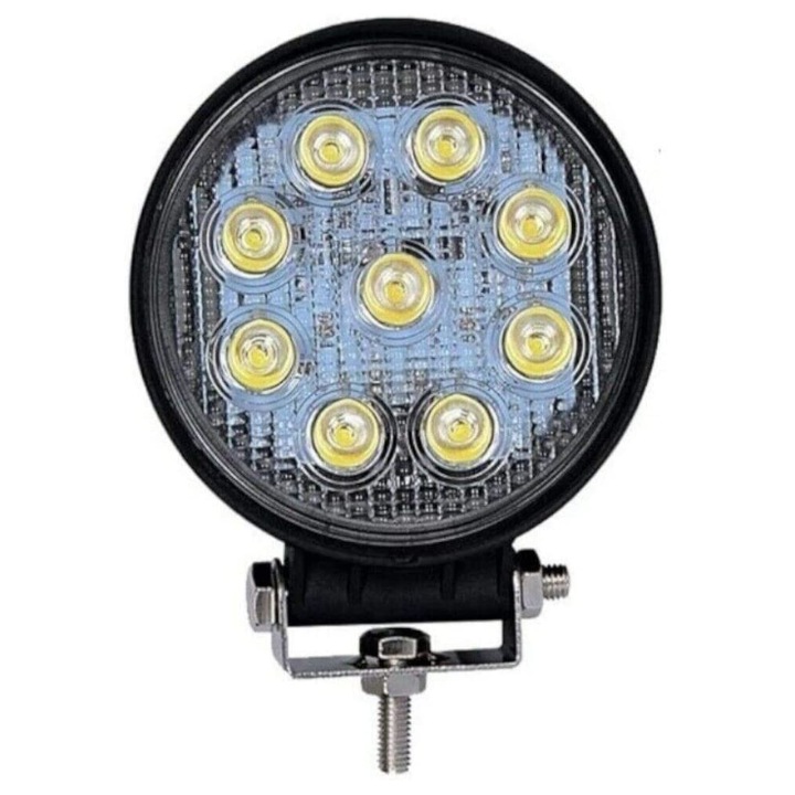 Proiector LED Auto Offroad 27W/12V-24V, Rotund Slim - KWS27W