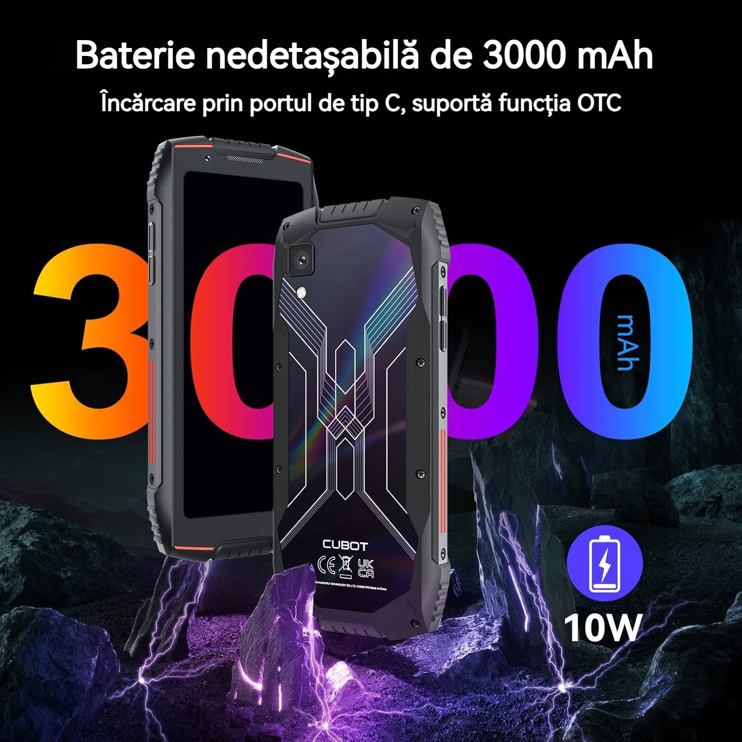 CUBOT Kingkong Mini 3 Outdoor Mobile Phone,6GB + 128GB, 4.5