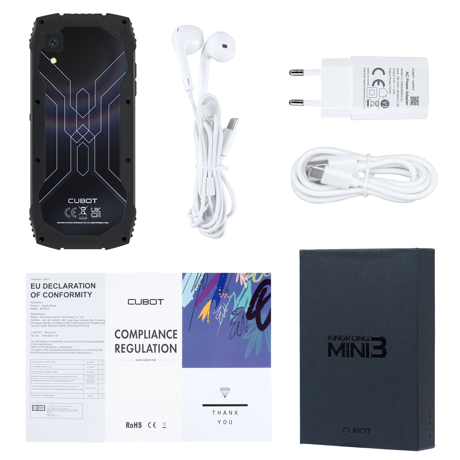 CUBOT Kingkong Mini 3 Outdoor Mobile Phone,6GB + 128GB, 4.5